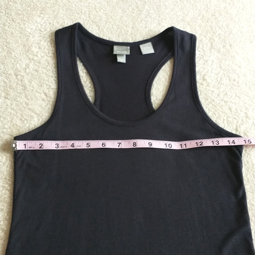 Navy Bench Racerback Tank Top - Picture 3 of 6